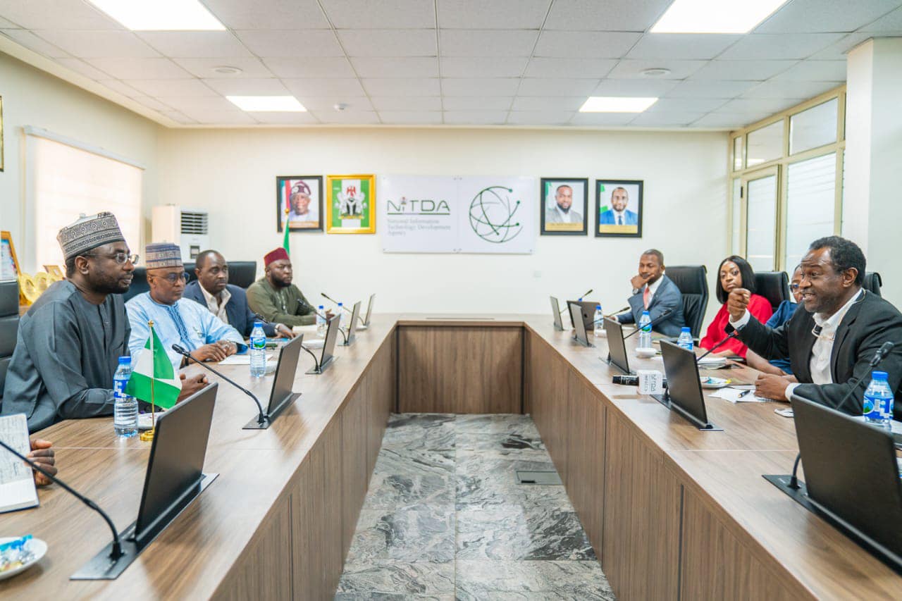 National Information Technology Development Agency (NITDA) Director General, Kashifu Inuwa CCIE, Hosts Nigeria Education Loan Fund Executive Secretary, Akintunde Sawyerr, for Collaboration Talks
