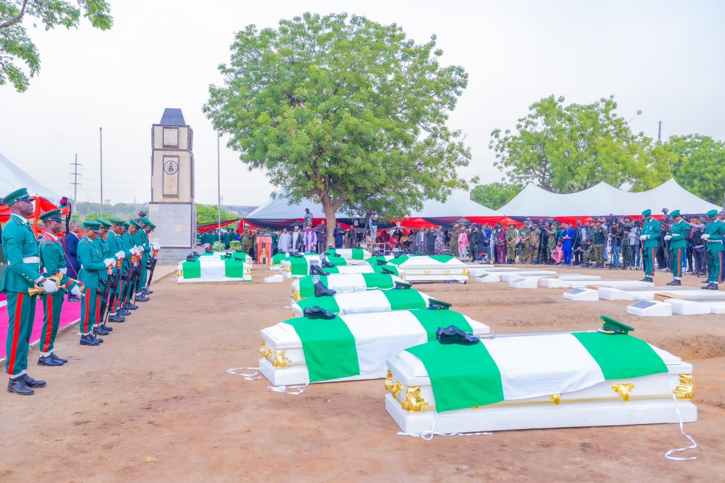 TINUBU OFFERS SCHOLARSHIPS, HOUSING TO FAMILIES OF SLAIN SOLDIERS