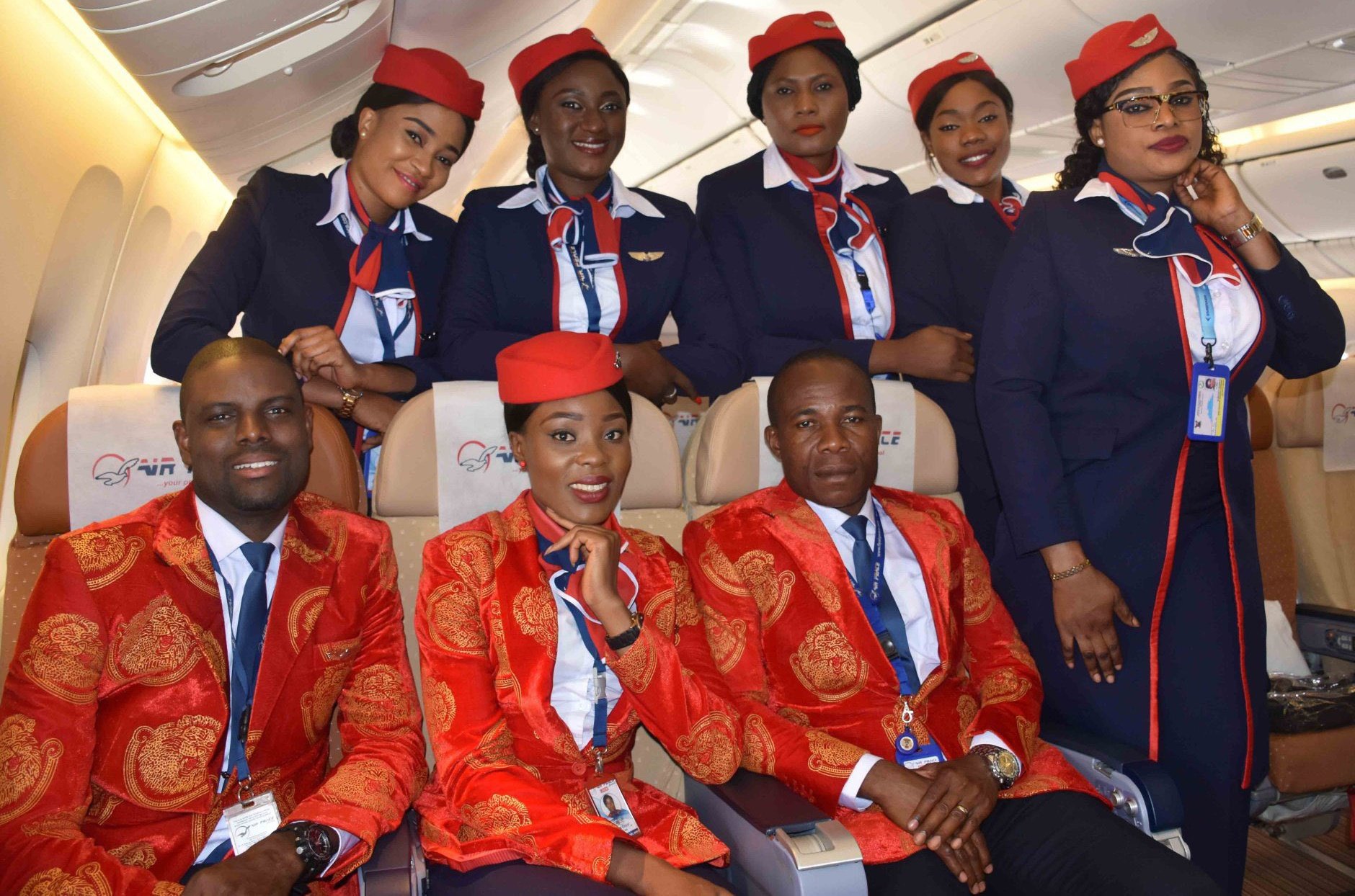Air Peace Hostesses Make Cultural Splash with Isi Agu Attire
