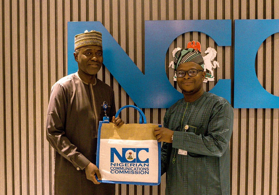 Dr. Aminu Maida, CEO of NCC, Hosts Courtesy Visit from Galaxy Backbone Delegation