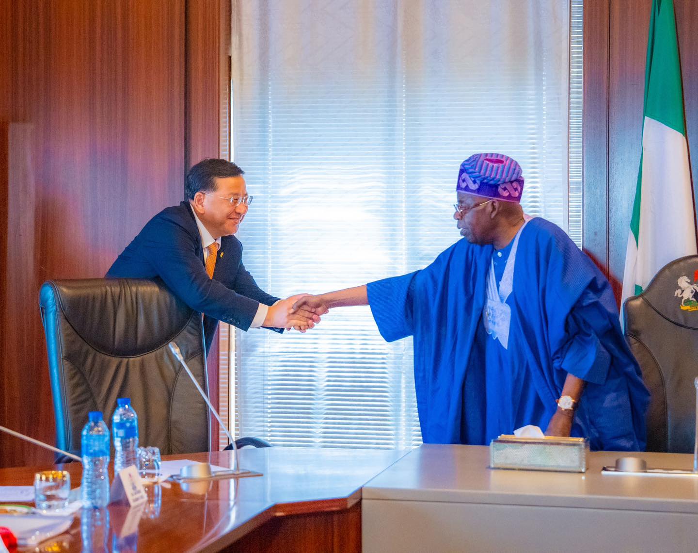 PRESIDENT TINUBU ASSURES CHINESE EXECUTIVES OF NIGERIA’S SECURE INVESTMENT ENVIRONMENT AND GROWTH OPPORTUNITIES IN SOLID MINERAL EXPLORATION
