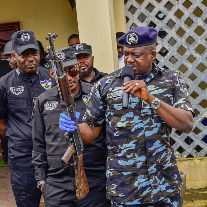 POLICE ARREST 1,284 SUSPECTS, RECOVER 284 FIREARMS, RESCUE 97 KIDNAPPED VICTIMS IN 6 WEEKS.