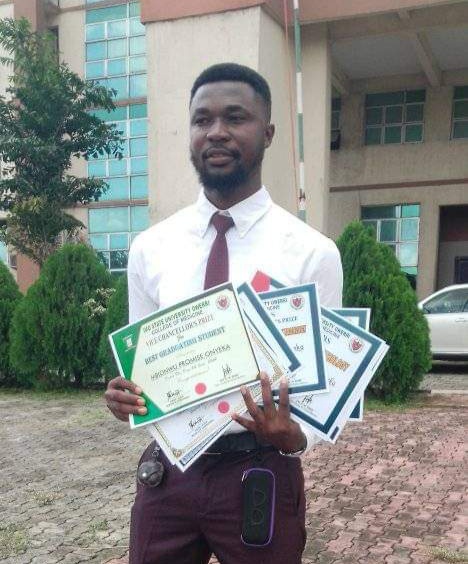 Mbionwu Promise Emerges as IMSU’s Best Graduating Student, Bags 11 Awards