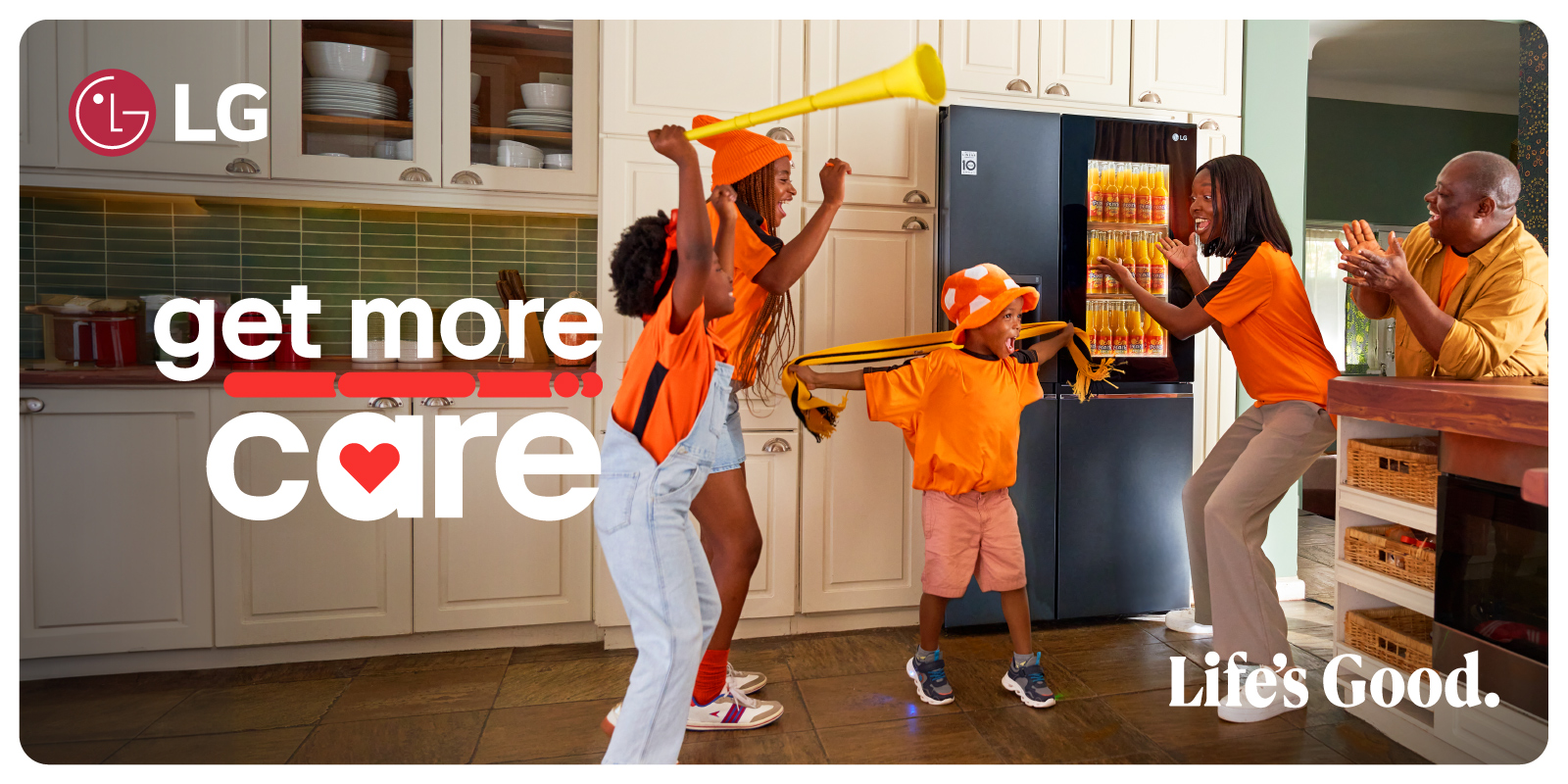 FAMILY AND HOME AT THE HEART OF LG’S LATEST CAMPAIGN “LIFE’S GOOD WHEN YOU GET MORE CARE”