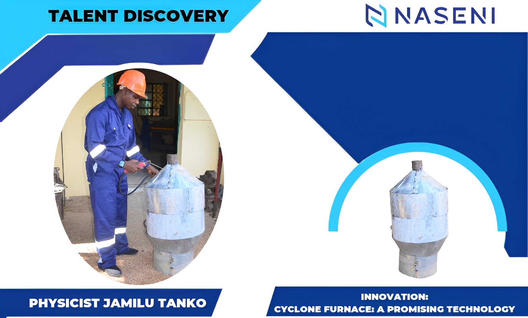 NASENI Uncovers Promising Talent, Physicist Jamilu Tanko, His Ground Breaking Cyclone Furnace Innovation