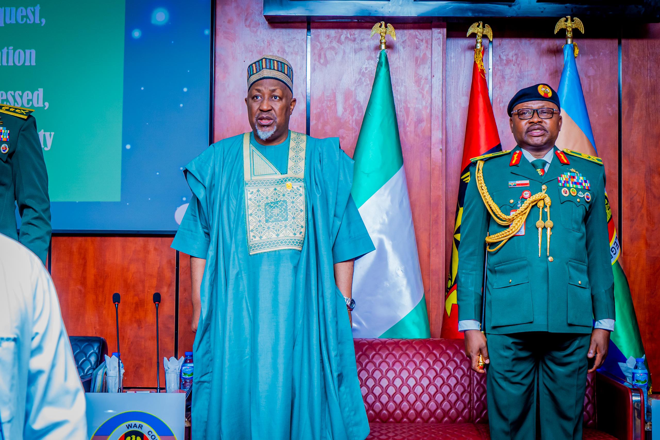 MINISTER OF DEFENCE URGES ARMY WAR COLLEGE GRADUATES TO PRIORITIZE NATIONAL SECURITY UNDER RENEWED HOPE AGENDA