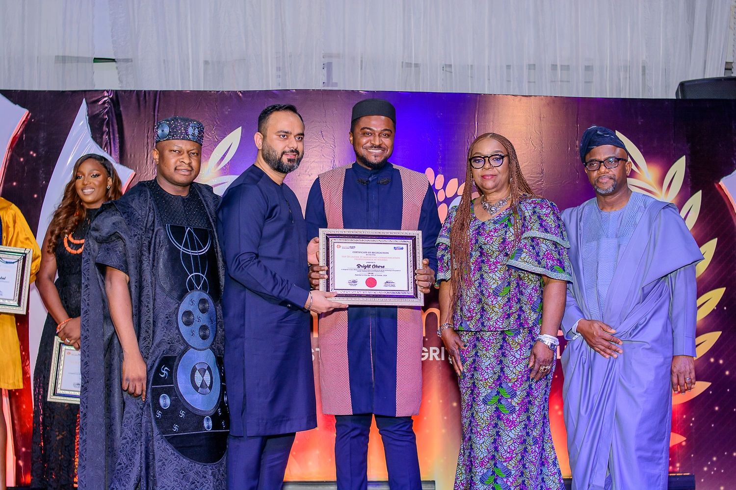 Bright Okere Honored as “Top 35 Under 35 Marketing and Communication Professional in Nigeria”