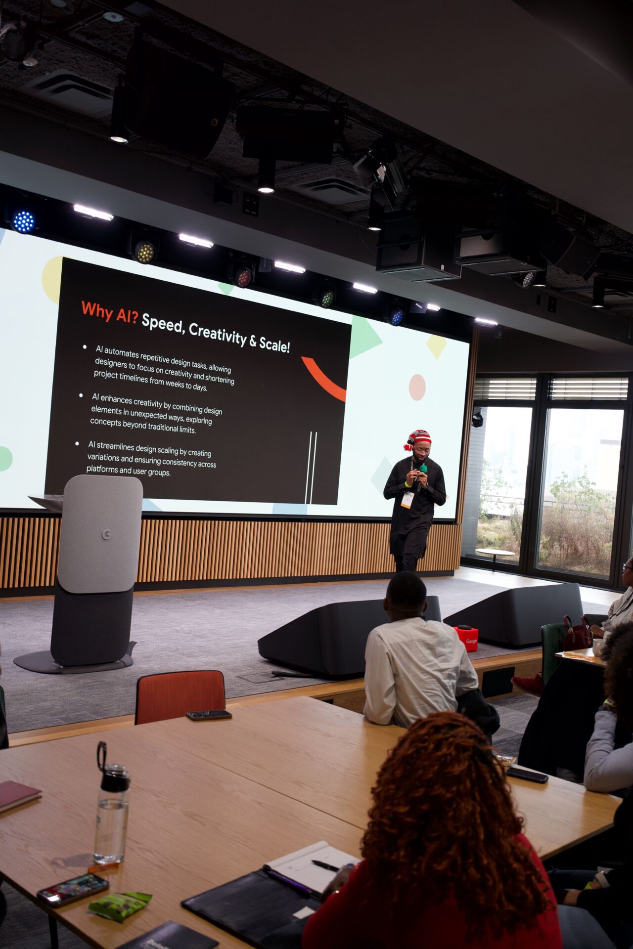 Evans Akanno Champions Black Voices in Tech at Google Event