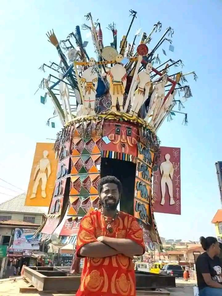 Sunday Chukwu Sets a Monumental Record with the World’s Largest Masquerade Sculpture