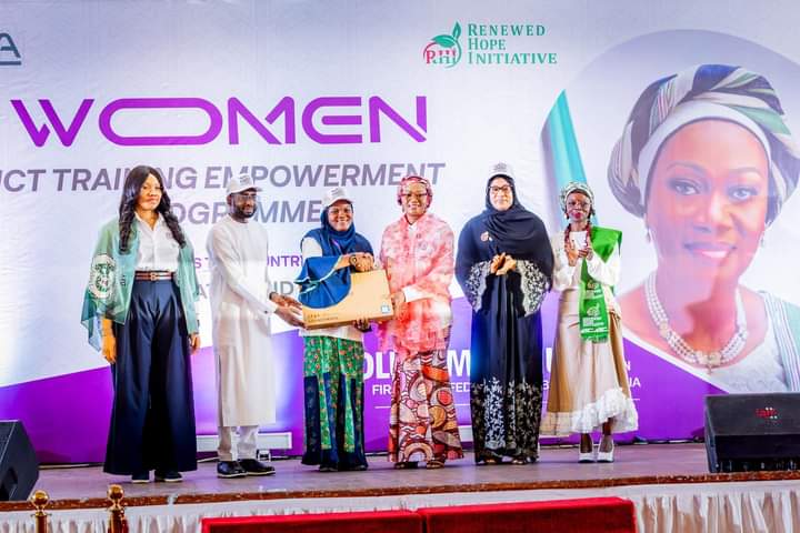 First Lady Empowers Women ICT Beneficiaries with Laptops and Financial Support