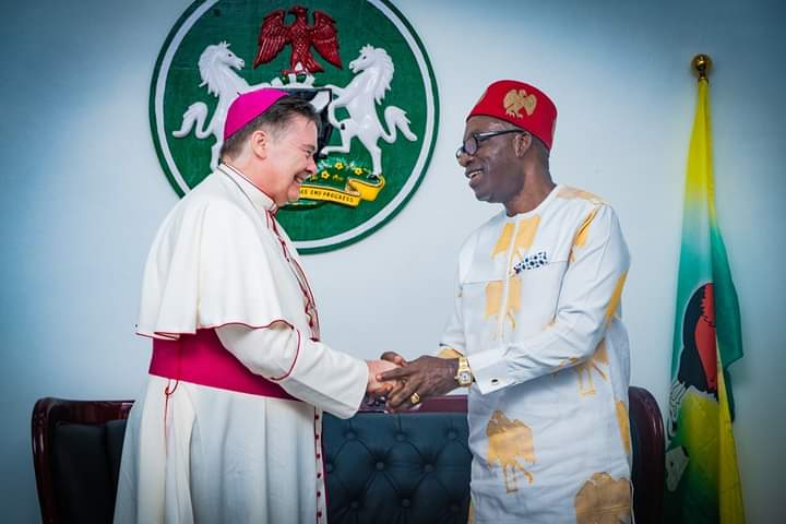 Governor Soludo Welcomes Apostolic Nuncio to Nigeria, Reflects on Irish Missionary Legacy