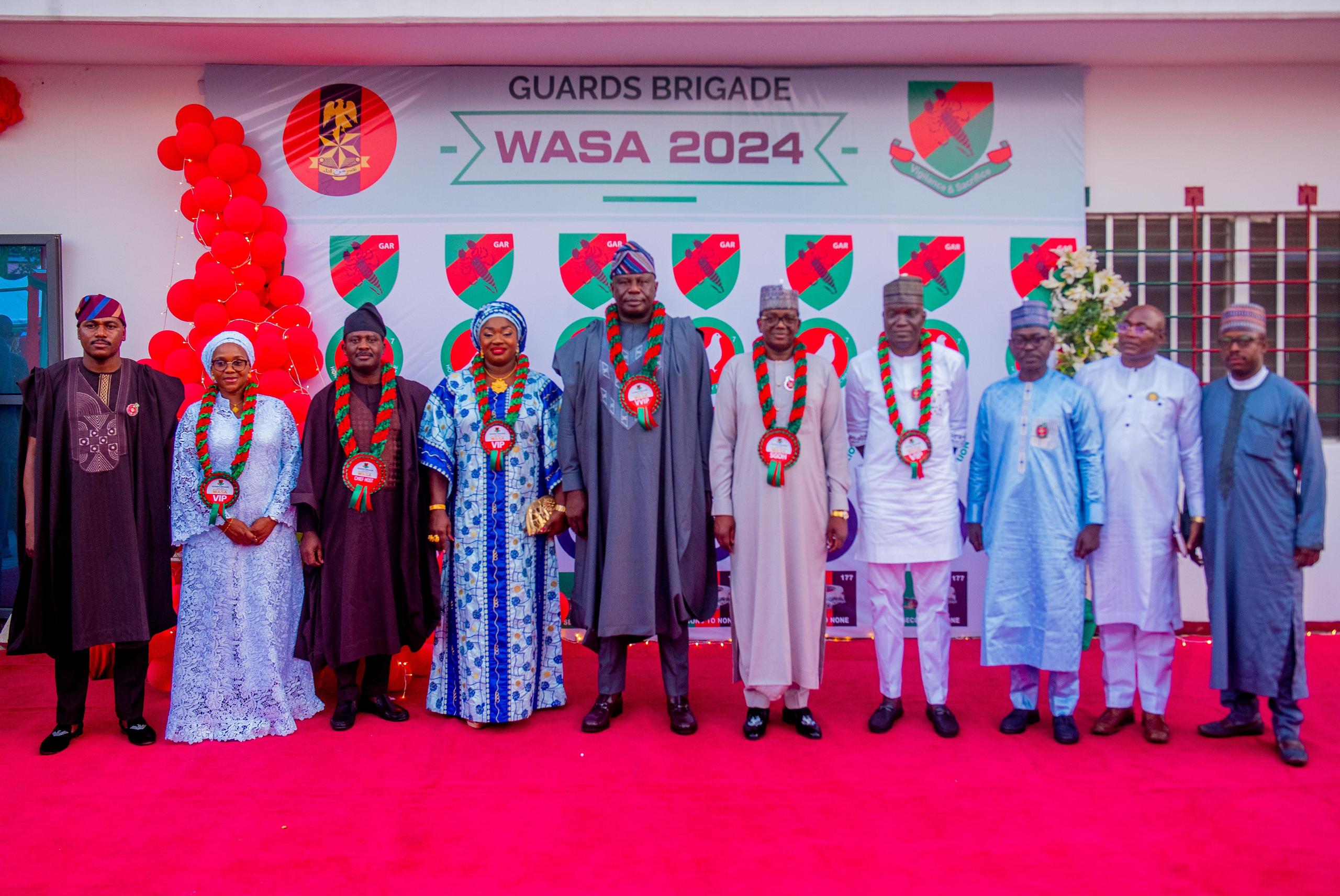 MINISTER OF STATE FOR DEFENCE COMMENDS GUARDS BRIGADE FOR EXCEPTIONAL SERVICE IN SECURING THE SEAT OF GOVERNMENT