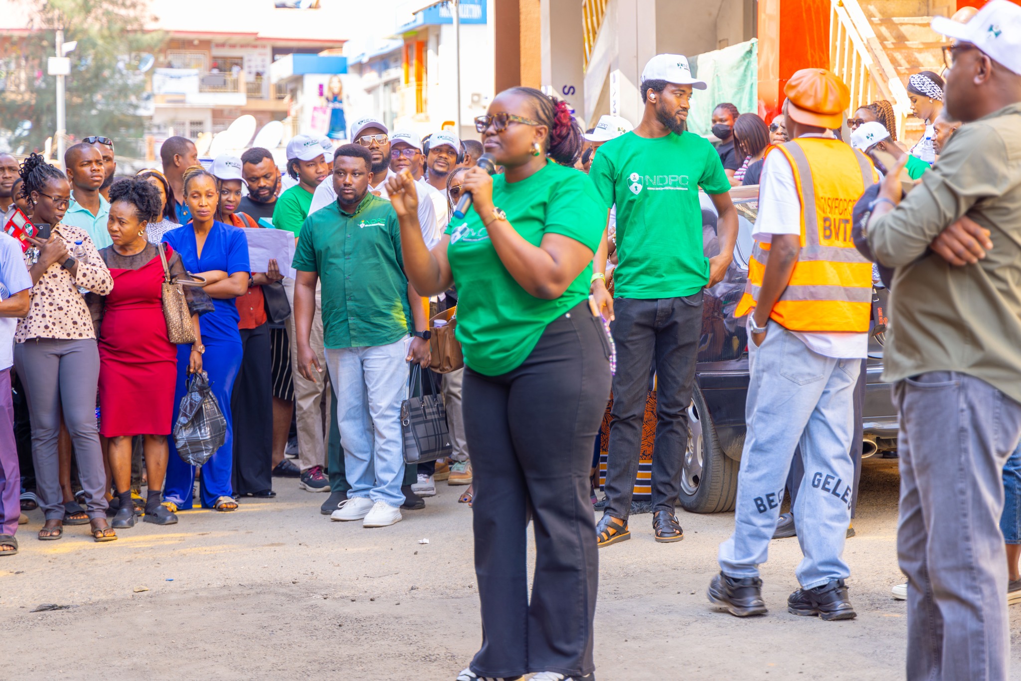 NDPC Sensitizes Banex Plaza Traders on Data Protection During National Privacy Week 2025