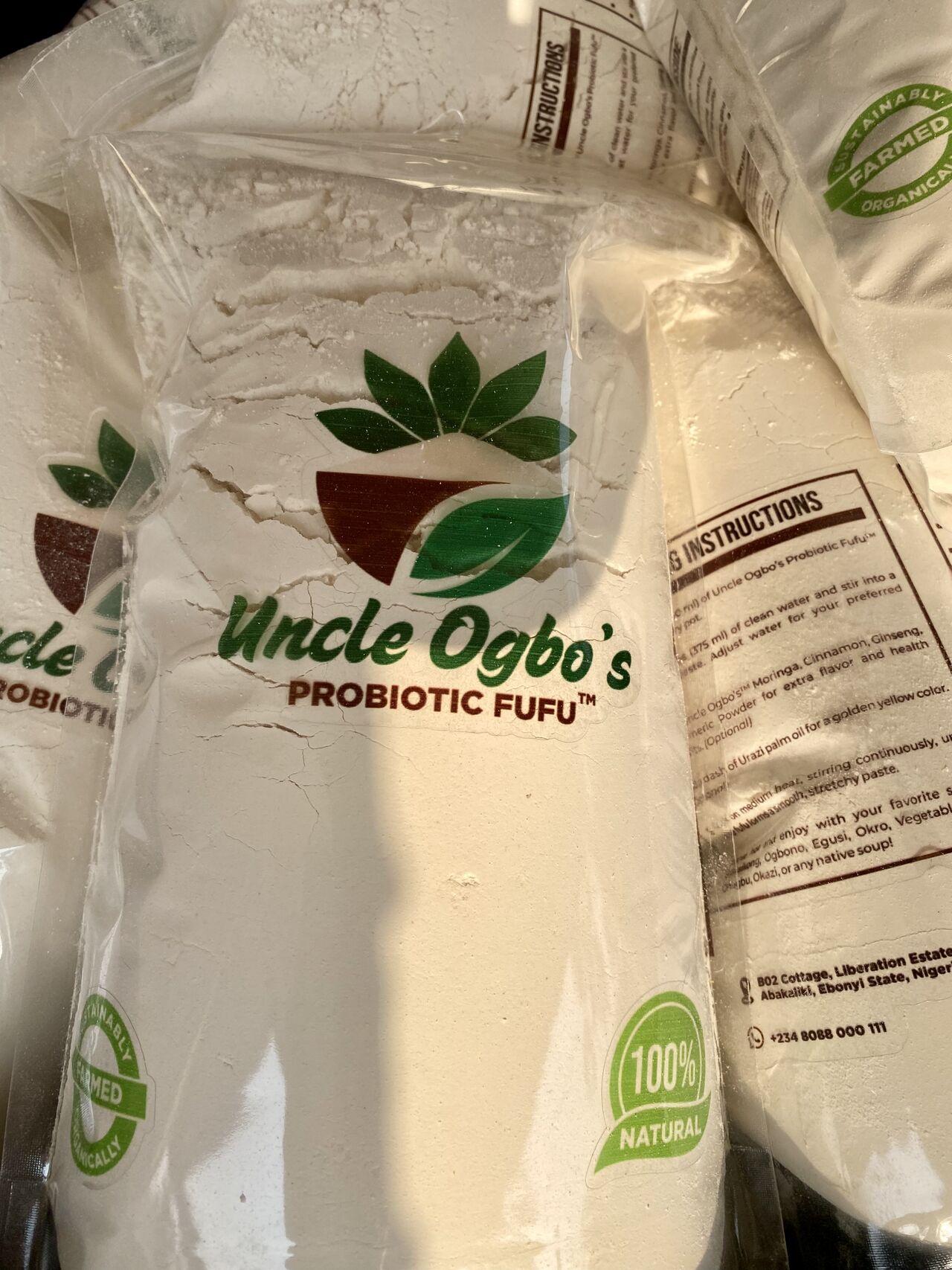 Ogbo Awoke Ogbo Champions Organic Farming with Uncle Ogbo’s Probiotic Fufu