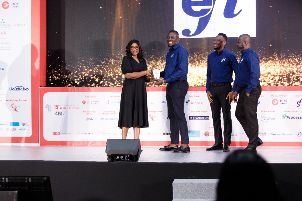 EFTCorp recognised for ‘Outstanding Contribution to Fintech Enablement’ at the 15th Africa Bank 4.0 Summit in Ghana