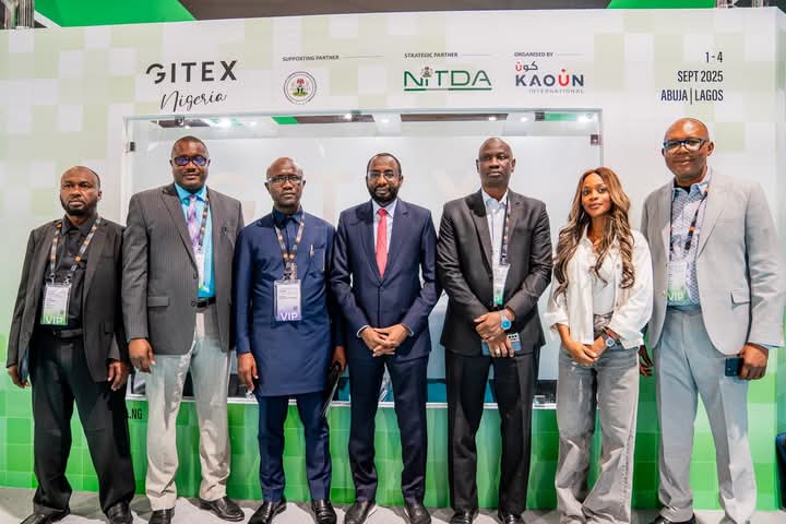 NITDA Boss Hosts Gambian Minister at GITEX Africa, Discusses Strategic Tech Collaboration