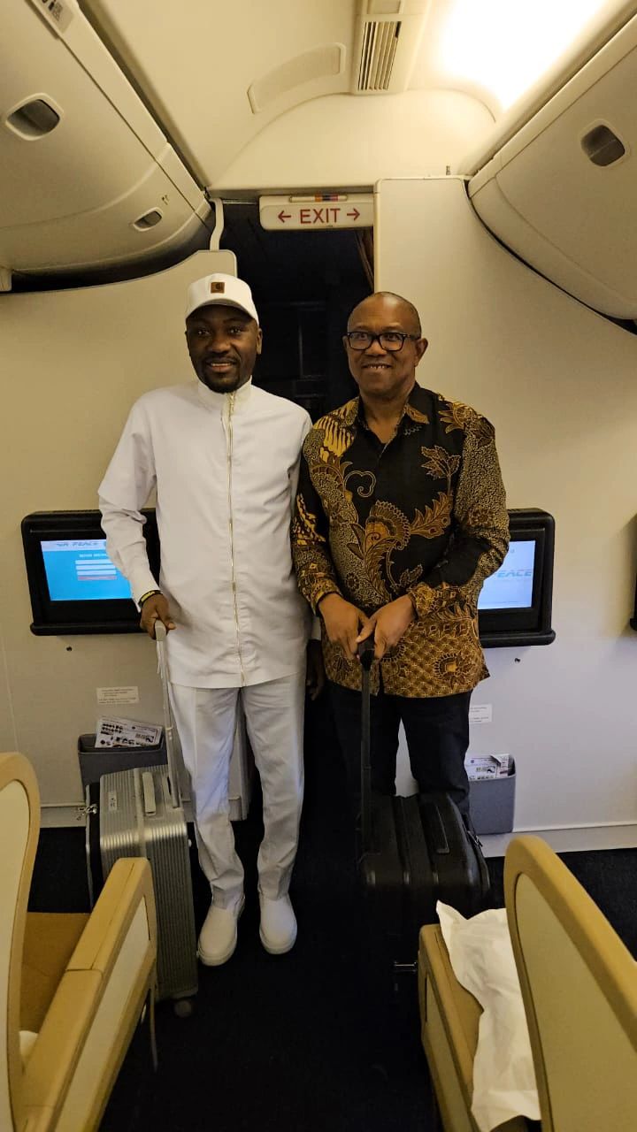 Peter Obi Lands in London for Commonwealth Trade Summit, Commends Air Peace and Champions SME Growth as Key to Nigeria’s Economic Future