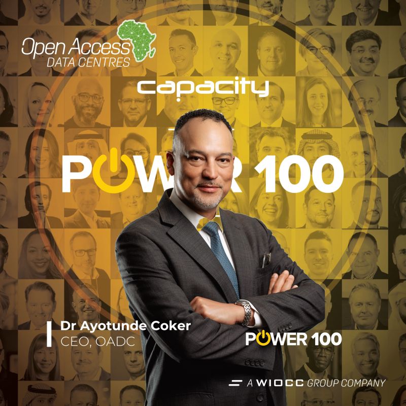 OADC CEO, Dr. Tunde Coker, Named Among Global Top 100 Leaders in Digital Infrastructure by Capacity Media