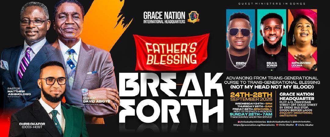 Grace Nation Concludes “Father’s Blessing” Program, Empowering Attendees for October Breakthrough