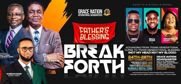 Grace Nation Concludes “Father’s Blessing” Program, Empowering Attendees for October Breakthrough