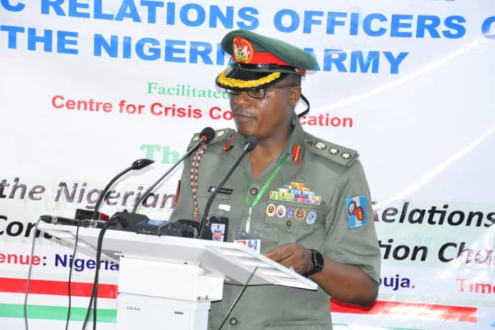 Nigerian army PR