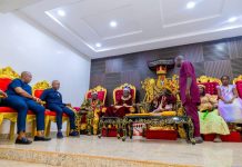 Governor Mbah Attends Ofala Festival, Honours Igwe Simeon Itodo in Enugu