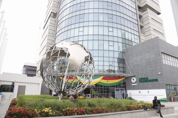 GHANA-ACCRA-AfCFTA SECRETARIAT BUILDING-HANDOVER CEREMONY